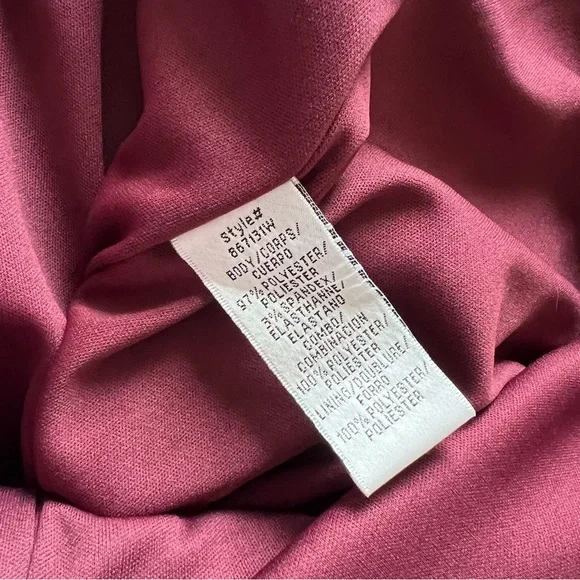 NWT Crepe Beaded Midi Cocktail Dress Curve - Picture 12 of 14